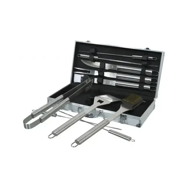 Set ustensile pentru gratar Cattara, 11 piese