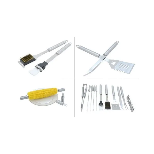 Set ustensile pentru gratar Cattara, 18 piese