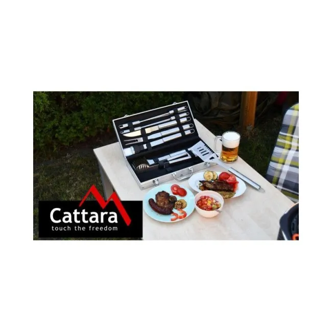 Set ustensile pentru gratar Cattara, 18 piese
