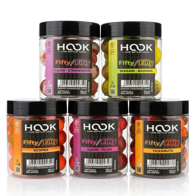 Boilies Critic Echilibrat Fifty-Fifty 16/20mm Hookbaits