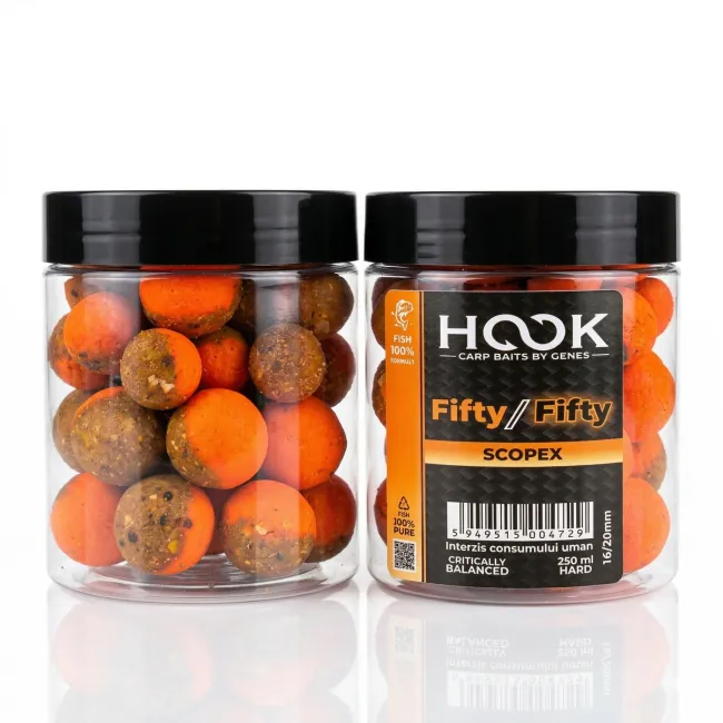 Boilies Critic Echilibrat Fifty-Fifty 16/20mm Hookbaits