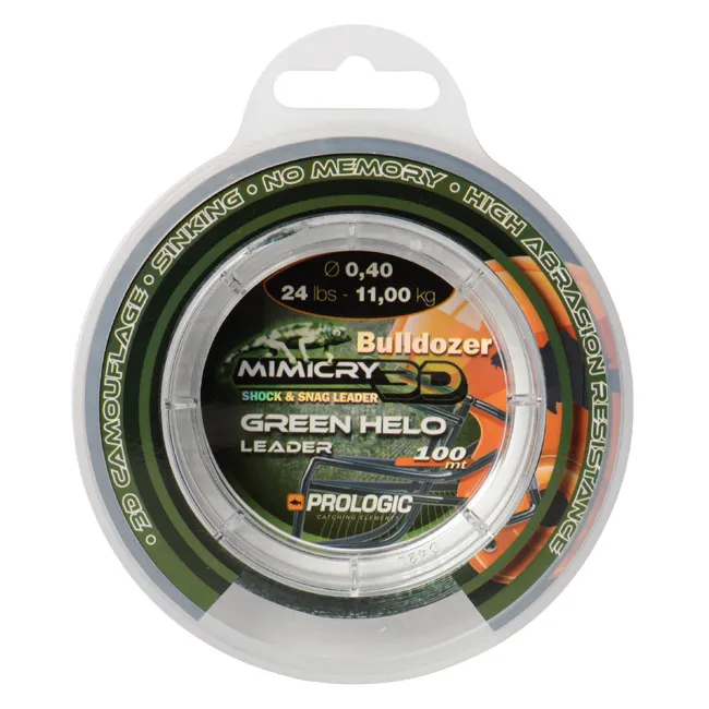 Fir Inaintas Monofilament Leader Prologic Mimicry Green Helo, 100m