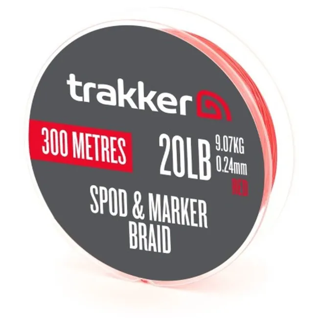 Fir Textil Trakker Spod & Marker Braid, Rosu, 300m