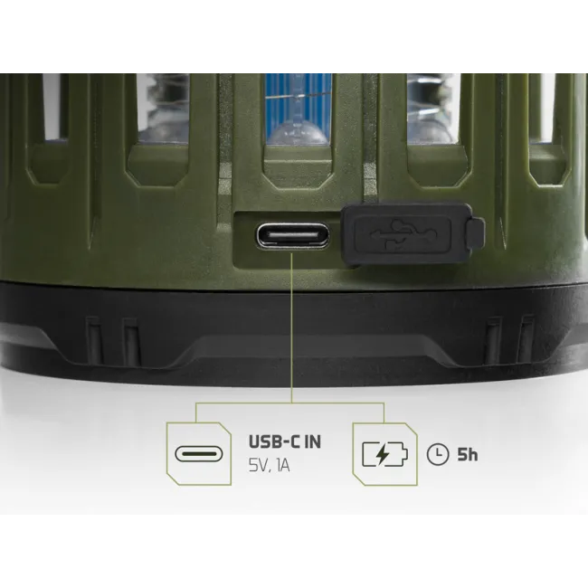 Lampa Camping Delphin Moskyto, 3W, 140lm, 2600mAh