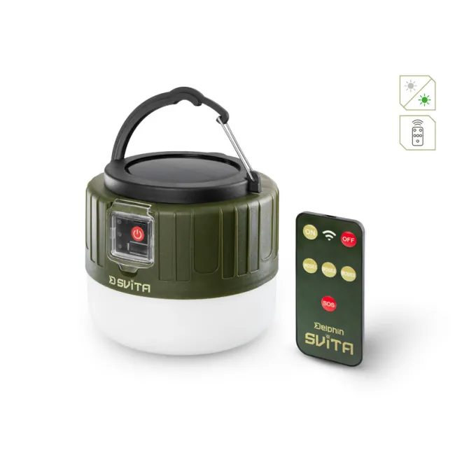 Lampa Camping Delphin Svita, cu Telecomanda, 4W, 180lm, 3600mAh