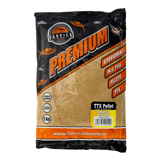 Nada TTX Pellet Ananas & Banana Fabrica de Nada, 1kg