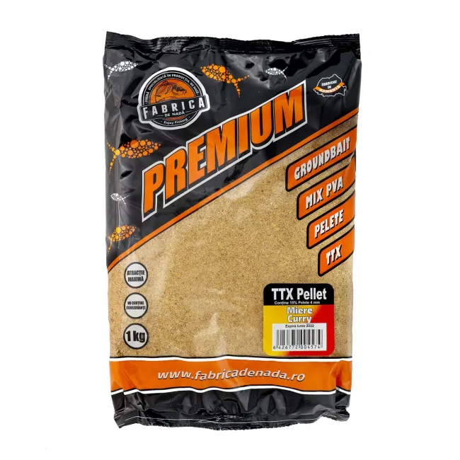 Nada TTX Pellet Miere & Curry Fabrica de Nada, 1kg