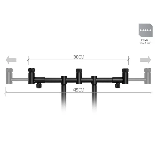 Rod Pod Delphin RPX ProMAX BlackWay, 3 Posturi