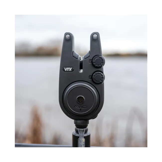 Set Avid Carp VTX 4+1 Bite Alarm, Avertizoare + Statie