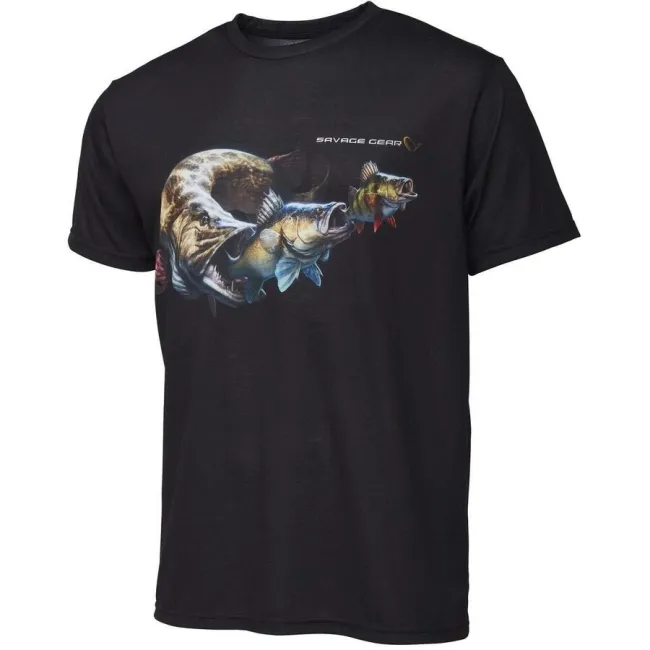 Tricou Savage Gear Cannibal Black