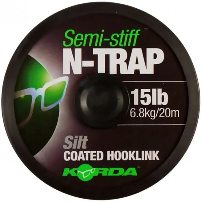 Fir Textil Cu Camasa Korda N-Trap Semi-Stiff Silt, 20m