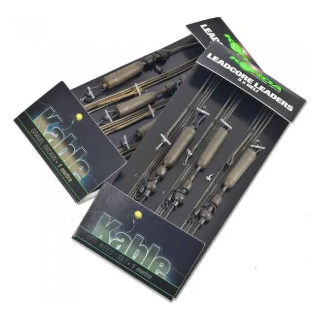 Montura Helicopter Korda Kable Leadcore Leaders, 3buc/plic