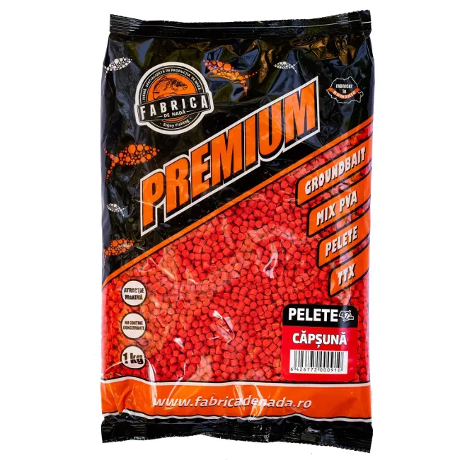 Pelete 2 mm Capsuna, Fabrica de Nada, 1 kg