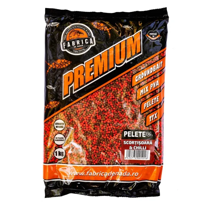 Pelete 2 mm Scortisoara & Chilli, Fabrica de Nada, 1 kg