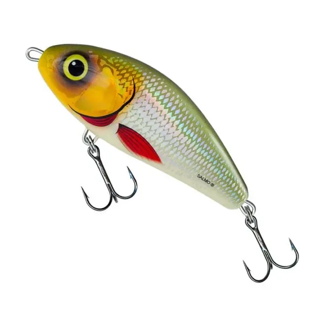 Vobler Salmo Fatso, Floating, Silver Halo, 8cm, 21g