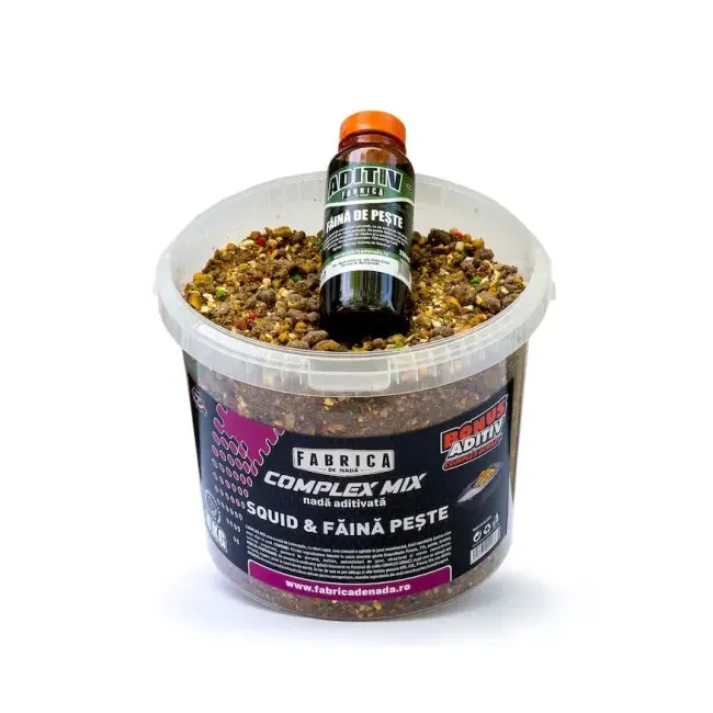 Nada Aditivata Complex Mix Fabrica de Nada, 4kg, Squid & Faina de Peste