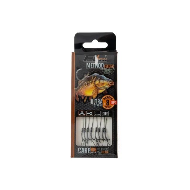 Carlige Legate Feeder Wide Gape cu Spin, ProFL