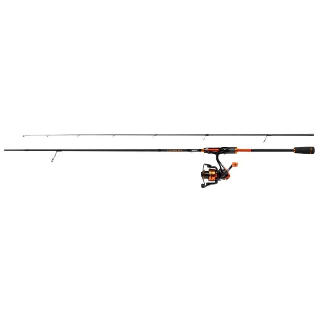Combo Spinning Mitchell Colors MX Orange, Lanseta Colors MX 802MH 2.44m/10-45g/2buc + Mulineta Mitchell Colors MX 3000FD
