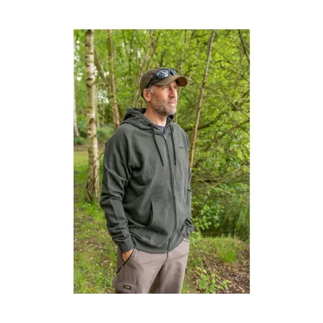 Hanorac Avid Carp Bearing Zip Hoodie Green