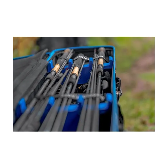 Husa Rigida Preston Hardcase Rod Safe XL, 6 Lansete + 6 Mulinete, 190x29x24cm