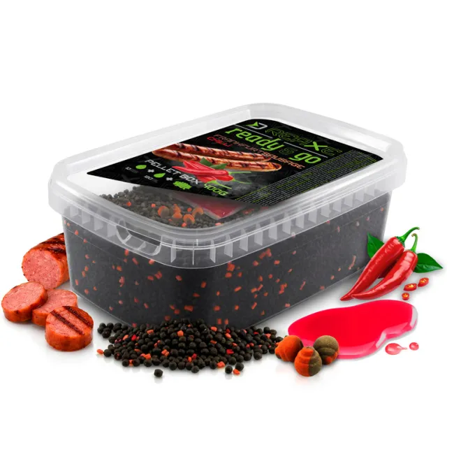 Pelete Box Delphin Reaxe READY&GO,400g,Frankfurter-Chilli