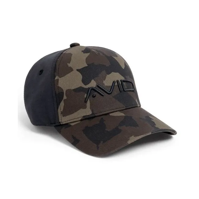 Sapca Avid Carp Distortion Dark Camo Hybrid Cap
