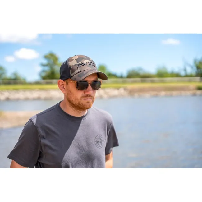 Sapca Avid Carp Distortion Dark Camo Hybrid Cap