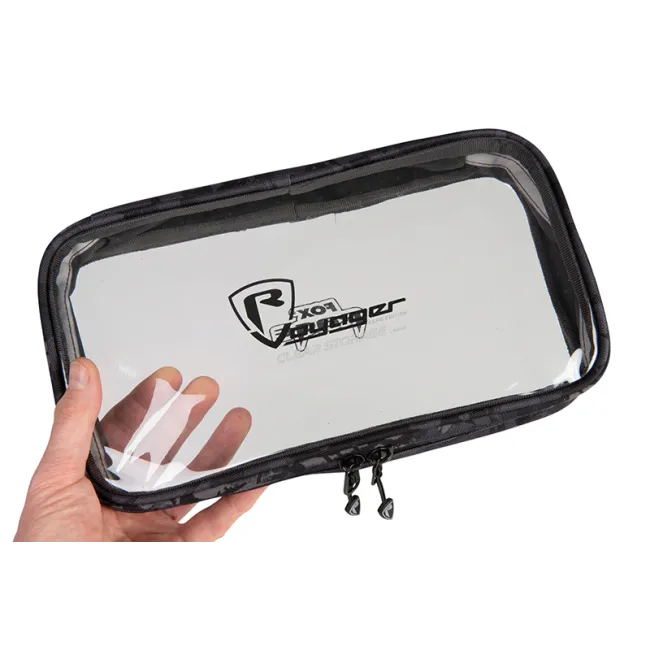 Geanta Fox Rage Voyager Camo Clear Storage, Large, 31x17x6cm