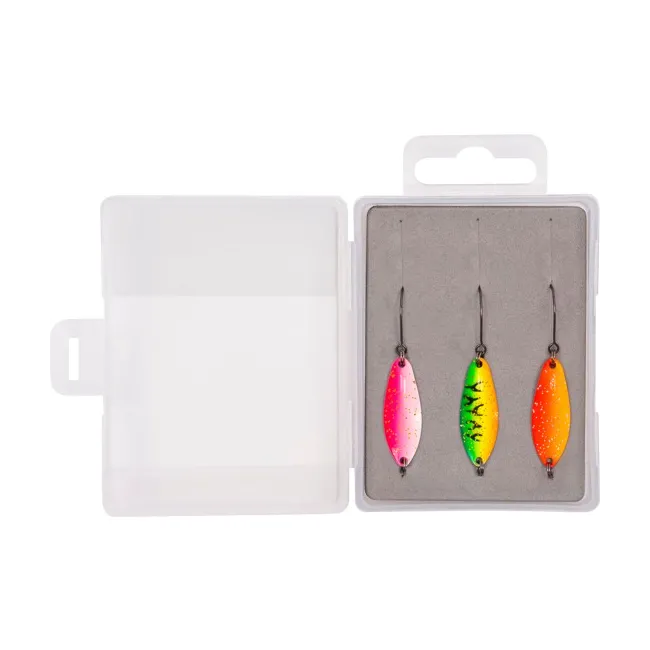Set Lingurite Oscilante Zebco Target Fish Trout UL Spoon Set, 1.8g, 3buc/pac