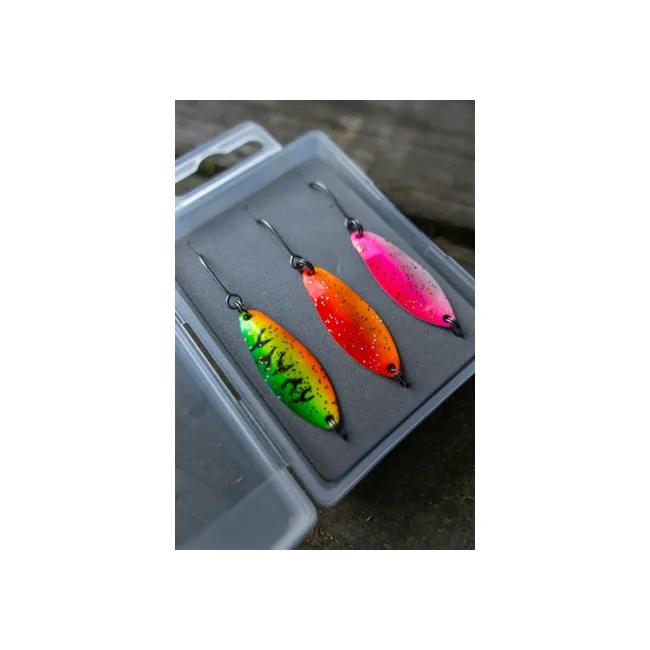 Set Lingurite Oscilante Zebco Target Fish Trout UL Spoon Set, 1.8g, 3buc/pac