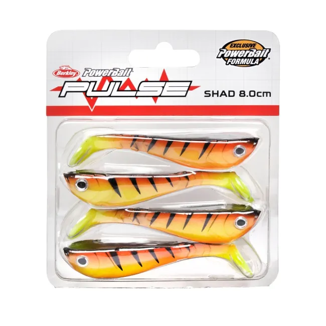 Shad Berkley Pulse Shad 6cm Yellow Perch - 8buc