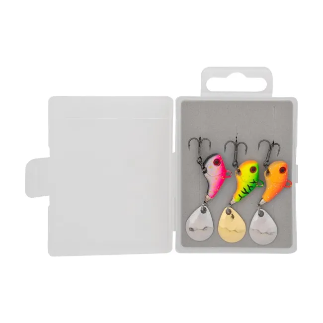 Spinnertail Zebco Target Fish Spin Jig Set, 10g, 3buc/cutie