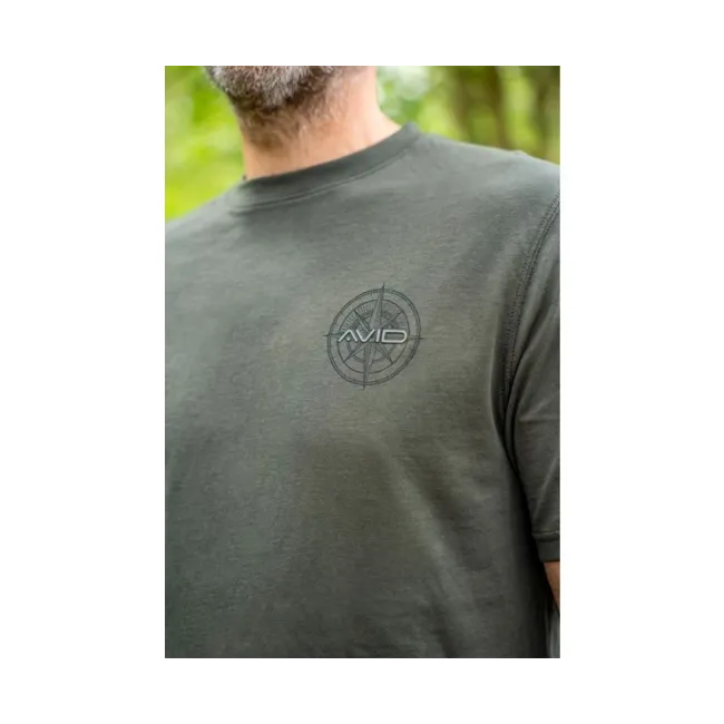 Tricou Avid Carp Bearing T-Shirt, Green