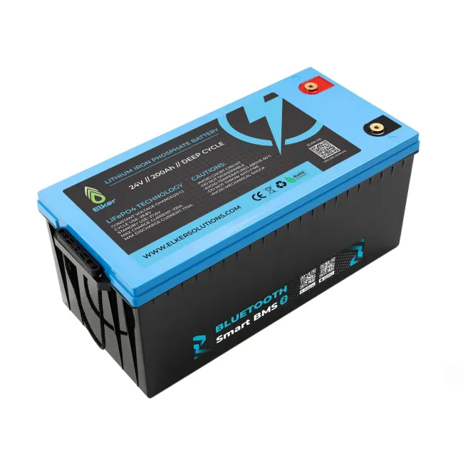 Acumulator ELKER LiFePO4 12V 200Ah cu Bluetooth