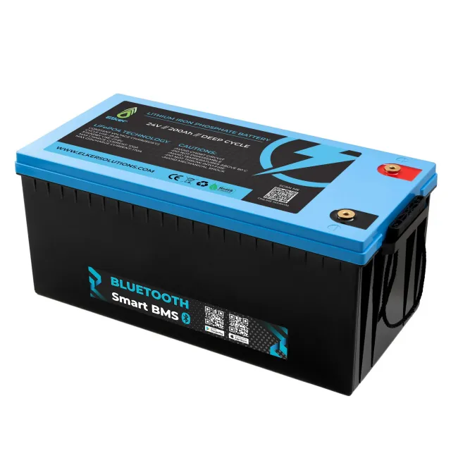 Acumulator ELKER LiFePO4 12V 200Ah cu Bluetooth
