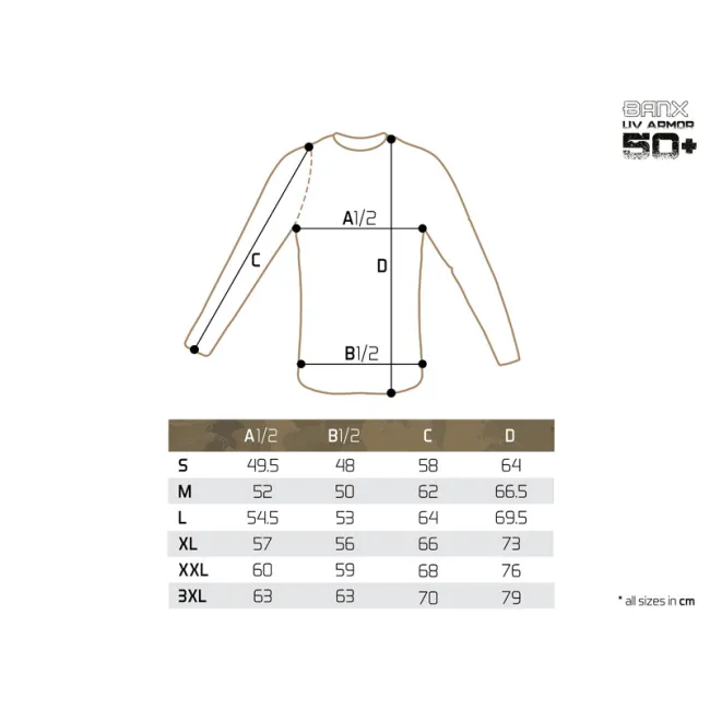 Bluza Delphin UV ARMOR 50+ BANX Team
