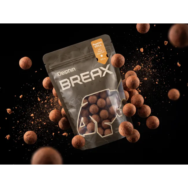 Boilies Delphin BreaX-PassionKRILL,Krill-Mango, 300g