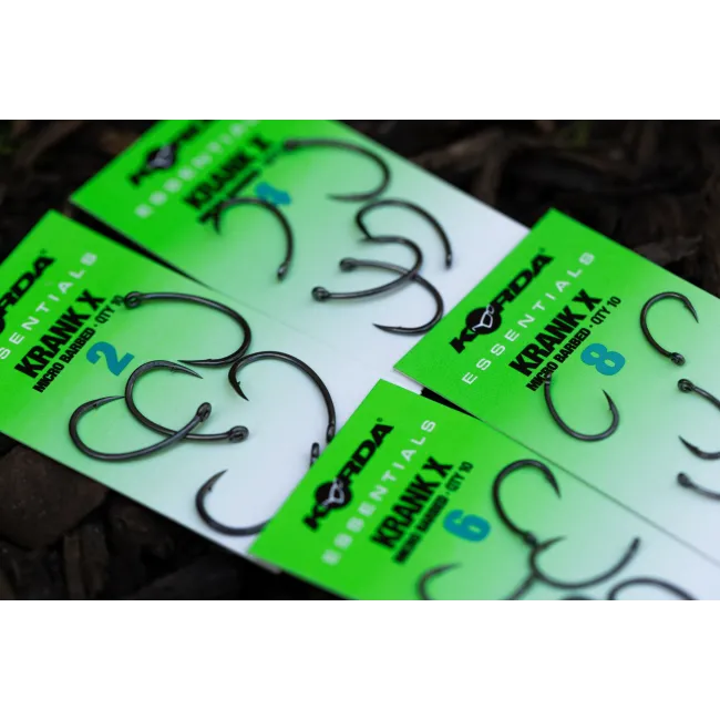 Carlige Korda Essentials Krank X,10buc/plic