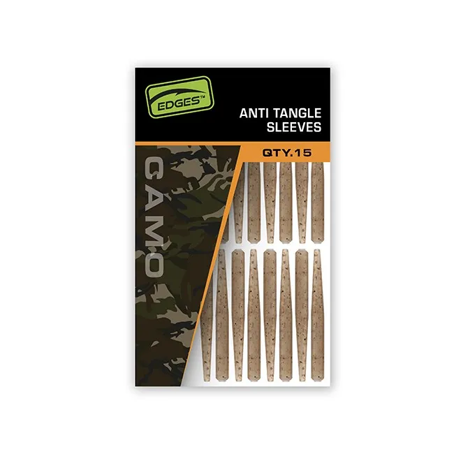 Conuri Antitangle FOX Edges Camo Micro Anti Tangle Sleeves, 15buc/pac