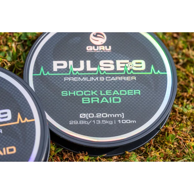 Fir Textil Shock Leader Guru Pulse 9 , 0.20mm, 13.5kg, 100m