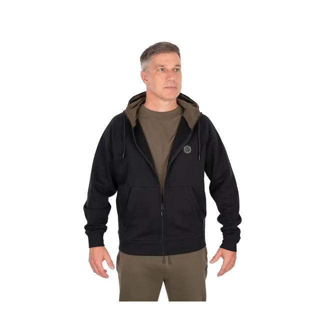 Hanorac Fox Collection Zipped Hoody, Negru 