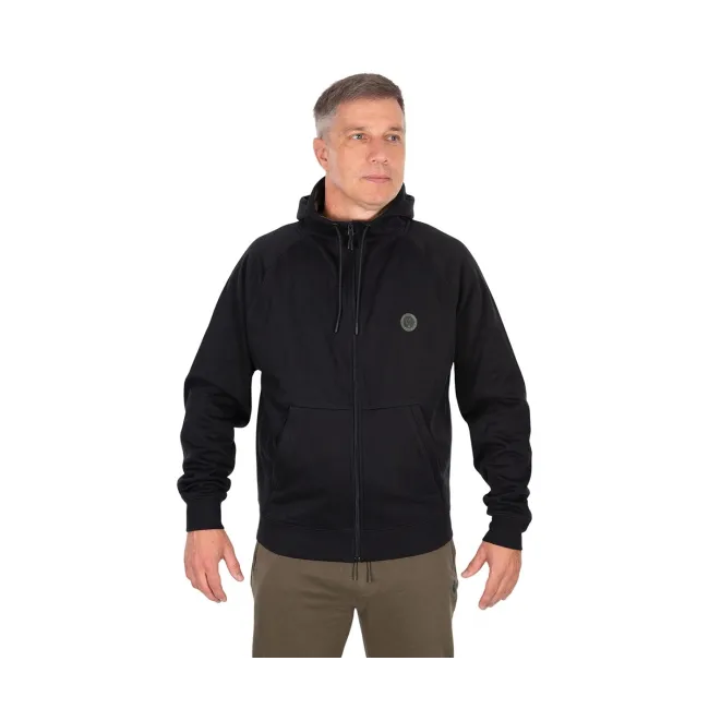 Hanorac Fox Collection Zipped Hoody, Negru 