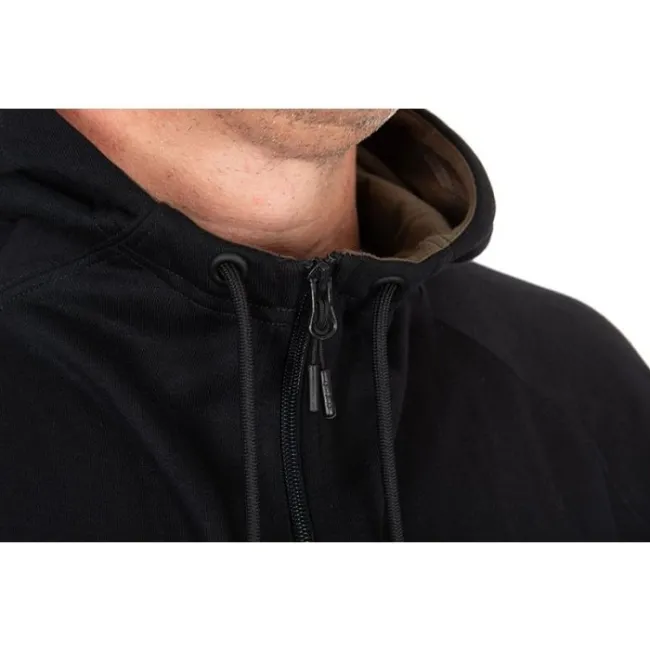 Hanorac Fox Collection Zipped Hoody, Negru 