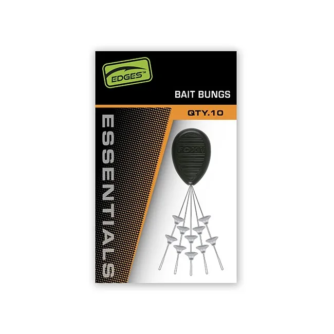 Opritoare Fox Edges Bait Bungs, Clear, 10buc/pac