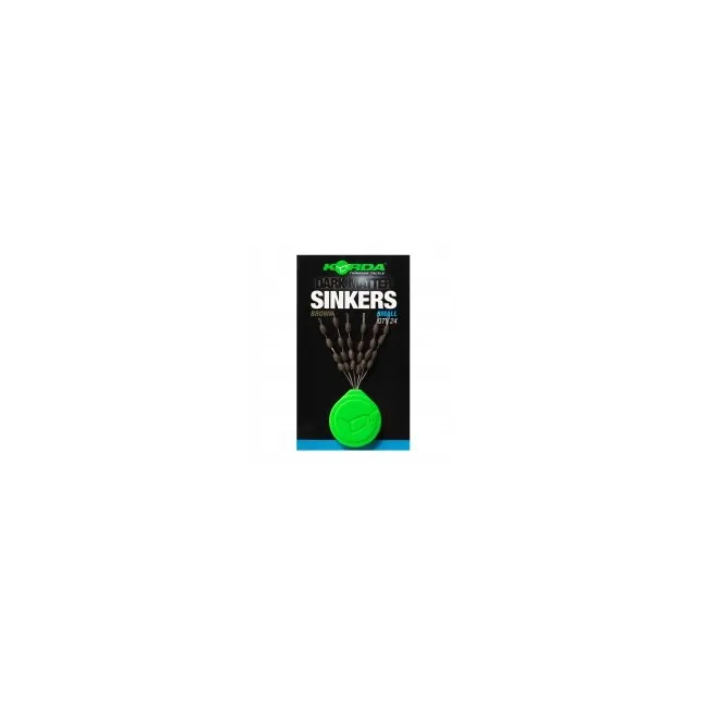Opritoare Korda Tungsten Sinkers, Green, 9buc/plic
