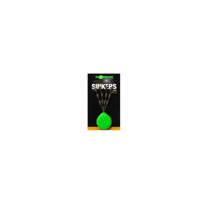 Opritoare Korda Tungsten Sinkers, Green, 9buc/plic