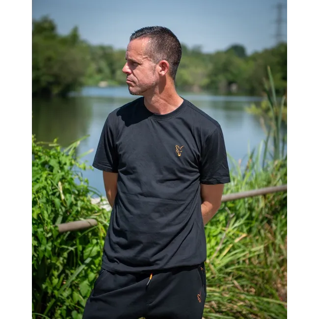 Tricou Fox Classic T, Black & Orange