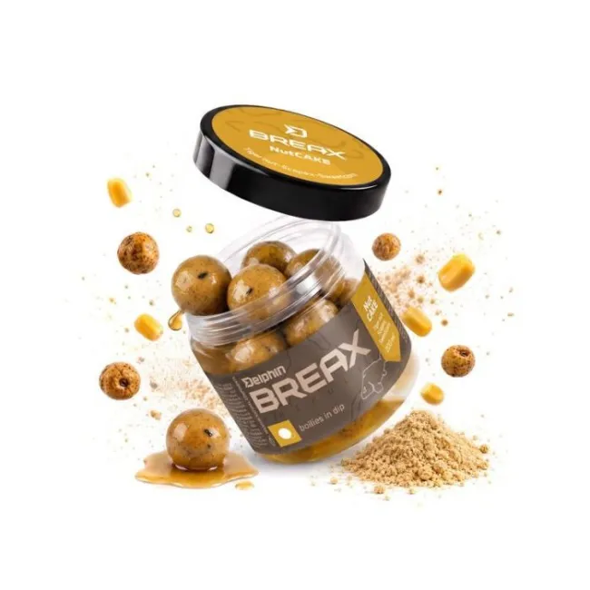Boilies Dipuite Delphin BreaX NutCAKE, 200ml