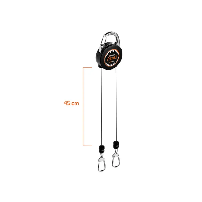 Breloc Delphin Yoyo DuoRoll, Culoare Negru