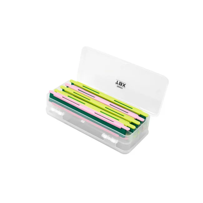 Cutie pentru Monturi Stationar Delphin TBX Duo 185-5P + 5 Plioare EVA, 18.5x8.5x5cm